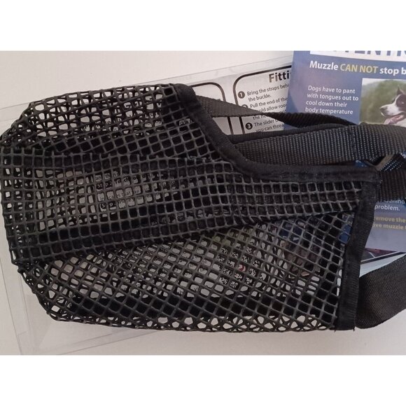 Mayerzon Dog Muzzle, Soft Mesh Covered Muzzles Black - Size Xl - Picture 2 of 9